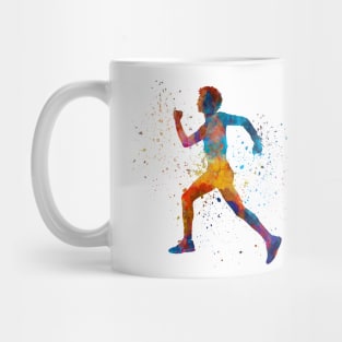 Man running sprinting jogging Mug